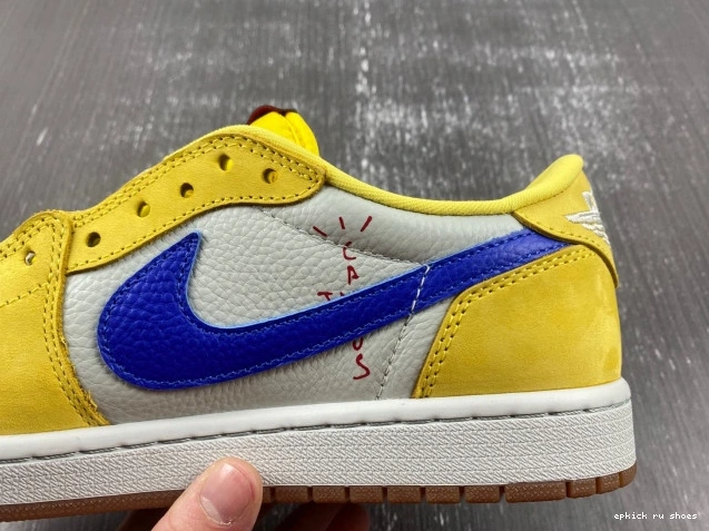 Rep 1 Jordan Travis x Scott Low Air OG Canary DZ4137-700 0701